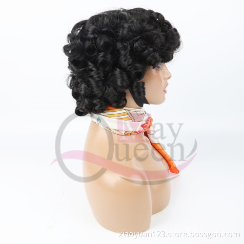 Mayqueen Hair Vendor Cheap Wholesale 10A Glueless #1B Color Machine Made Wig 100% Virgin Human Hair Wigs no Lace For Black Women